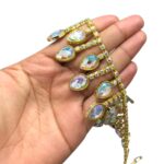 Galão Acrílico C/ Gota Strass 4cm - Metro - Imagem 2