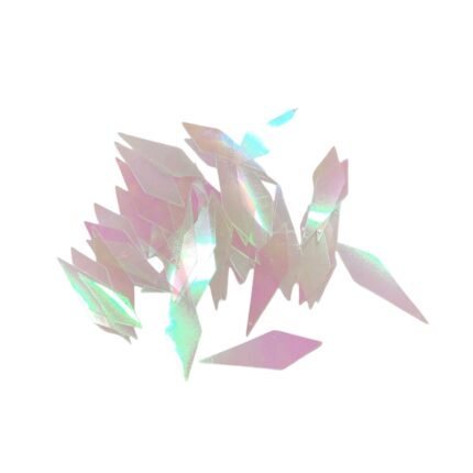 Paetê Chifre Pvc 5x32 Holográfico Irizado - 20 Gramas