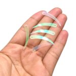 Paetê Chifre Pvc 4×32mm Holográfico Irizado – 20 Gramas - Imagem 2