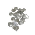 Pingente Medalha Pvc 23mm Níquel - 20 Gramas