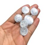 Pingente Medalha Pvc 23mm Níquel - 20 Gramas - Imagem 2