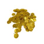 Pingente Medalha Pvc 23mm Dourado – 20 Gramas