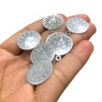 Pingente Medalha Pvc 23mm Níquel - 20 Gramas - Imagem 3