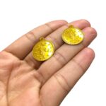 Pingente Medalha Pvc 23mm Dourado – 20 Gramas - Imagem 3