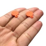 Base Brinco Redondo 12mm Plástico - 1 Par - Imagem 3