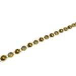 Galão Aljofre Trabalhado 8mm C/Strass Dourado - Metro - Imagem 5