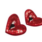 Aplique Boca 7,5cm C/ Lantejoula - 1 Und - Imagem 3