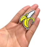 Aplique Banana 5cm Tecido - 1 Und - Imagem 2