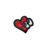 Aplique Coração 8,5cm Tecido - 1 Und - Imagem 3