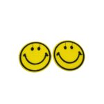 Aplique Redondo Emoji 8cm Tecido - 1 Und