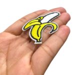 Aplique Banana 5cm Tecido - 1 Und - Imagem 3