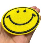 Aplique Redondo Emoji 8cm Tecido - 1 Und - Imagem 4