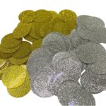 Paetê Pastilha Redondo 30mm C/Glitter - 20 Gramas