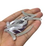 Paetê Chifre Pvc 4x32mm Prata - 20 Gramas - Imagem 3