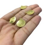 Pingente Moeda Cigana 13mm Dourado - 20 Gramas - Imagem 3