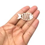 Pingente Peixe 40mm Trabalhado Acrílico - 1 Und - Imagem 2