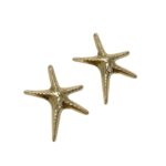 Pingente Estrela Do Mar 55mm Dourado - 1 Und