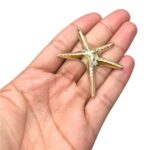 Pingente Estrela Do Mar 55mm Dourado - 1 Und - Imagem 2