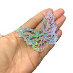 Paetê Pastilha Borboleta 60x74mm Holográfica - 20 Gramas - Imagem 2