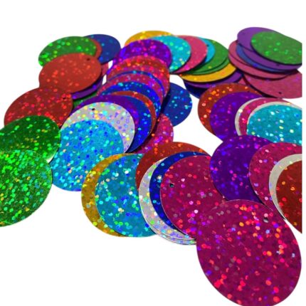 Paetê Pastilha Redondo 29mm Holográfica - 20 Gramas