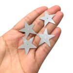 Paetê Pastilha Estrela 26mm C/ Furo No Meio - 20 Gramas - Imagem 3