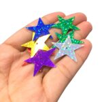 Paetê Pastilha Estrela 26mm C/ Furo No Meio – 20 Gramas - Imagem 3