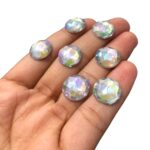 Chaton Redondo 14mm Acrílico Furta-Cor - 10 Unds - Imagem 3