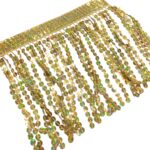 Galão Franja Paetê 15cm Holográfico - Metro - Imagem 4