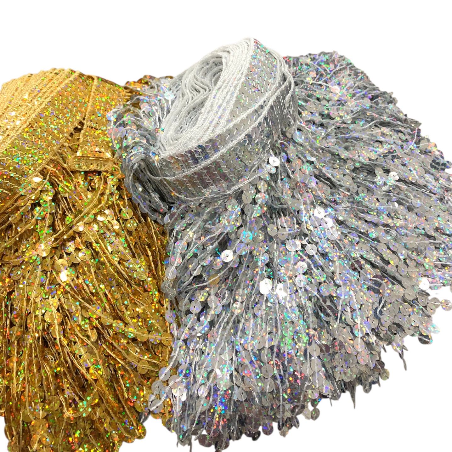 WhatsApp Image 2026-01-29 at 13.51.05 Galão Franja Paetê 15cm Holográfico - Metro - Imagem 1