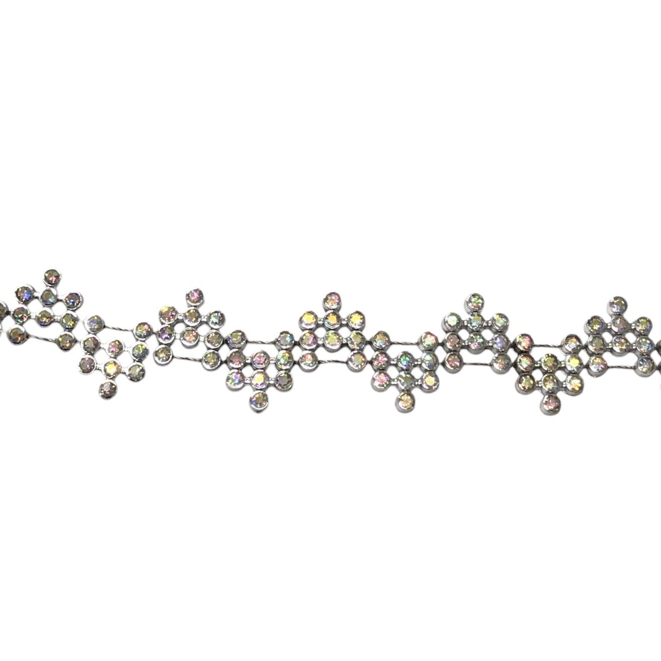 WhatsApp Image 2026-01-29 at 16.51.39 Galão Passamanaria 2cm C/ Strass Abs Níquel - Metro - Imagem 1