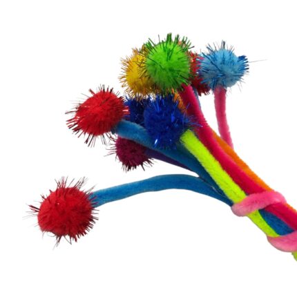 Haste De Chanille 30cm Colorido - 10 Unds