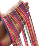 Galão Franja De Seda 30cm Multicor - Metro - Imagem 4