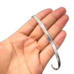 Couro Sintético Achatado 5mm Metalizada Níquel - Metro - Imagem 2