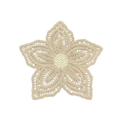 Aplique Flor 15cm Crochê – 1 Und