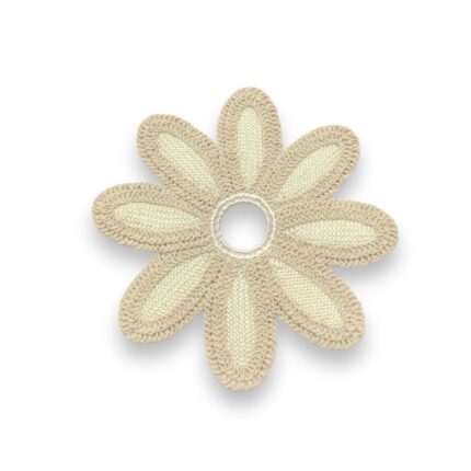 Aplique Flor 17cm Crochê - 1 Und