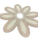 Aplique Flor 17cm Crochê - 1 Und - Imagem 3