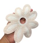 Aplique Flor 17cm Crochê - 1 Und - Imagem 2