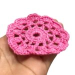 Aplique Flor 8,5cm Crochê - 1 Und - Imagem 4