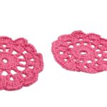 Aplique Flor 8,5cm Crochê - 1 Und - Imagem 3