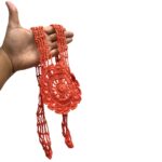 Aplique Flor 42cm Crochê - 1 Und - Imagem 3