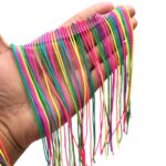 Galão Franja De Tecido 15cm Multicor – Metro - Imagem 2