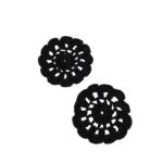 Aplique Flor 8,5cm Crochê – 1 Und