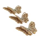 Aplique Borboleta 9cm C/Strass - 1 Und - Imagem 3