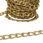 Corrente Grumet 15.1x23.6mm Alumínio Dourado - Metro - Imagem 3