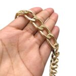 Corrente Grumet 15.1x23.6mm Alumínio Dourado - Metro - Imagem 4