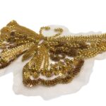 Aplique Tule Borboleta 13x20cm Dourado - 1 Und - Imagem 3