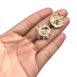 Botão Flor 23mm Dourado - 1 Und - Imagem 2