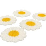 Aplique Flor Margarida 5cm Tecida - 1 Und - Imagem 3