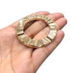 Passante Redondo 6cm Trabalhado Dourado - 1 Und - Imagem 4