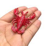 Pingente Lagosta 56mm C/ Resina Dourado - 1 Und - Imagem 4